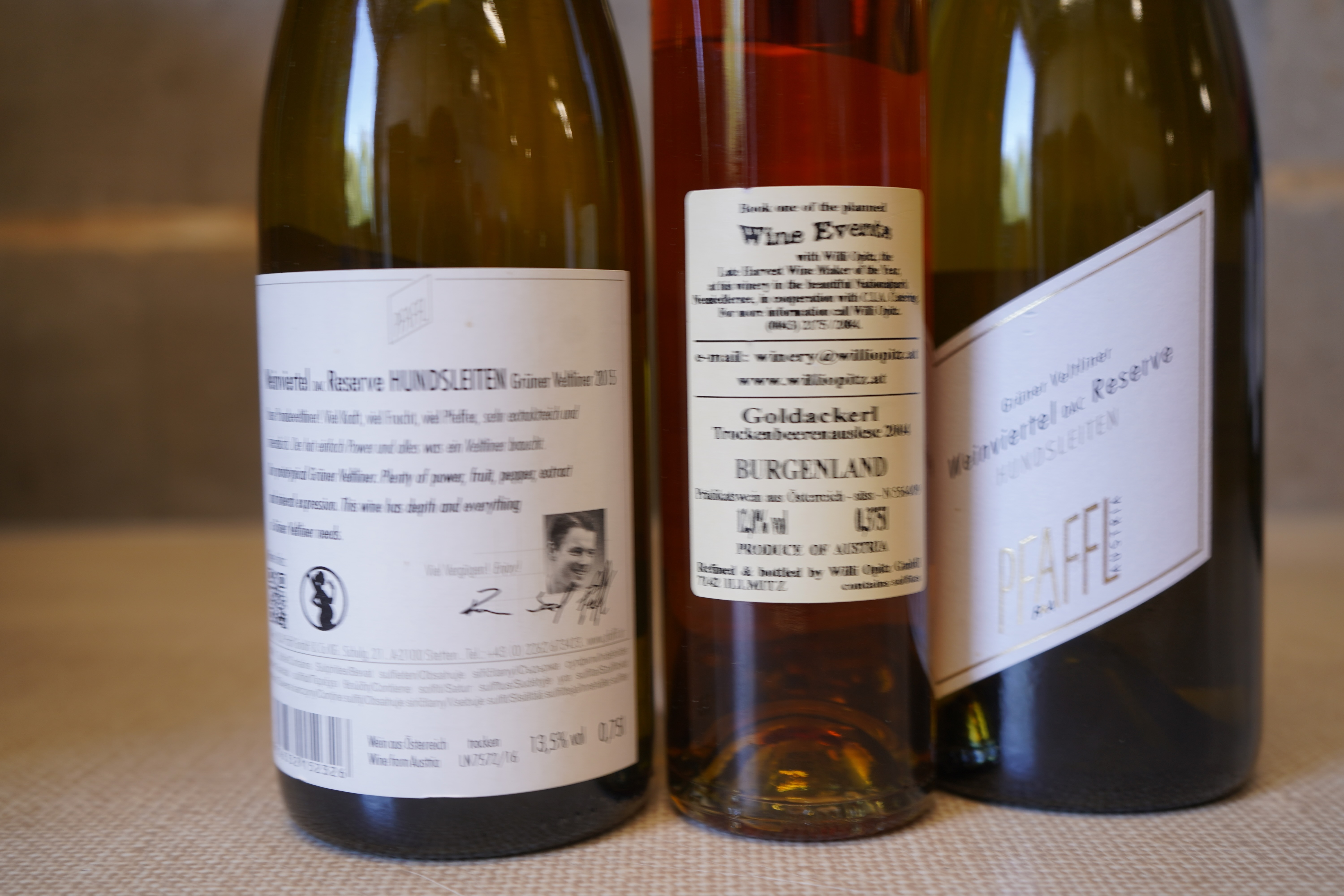 Austrian white wine: A mixed parcel